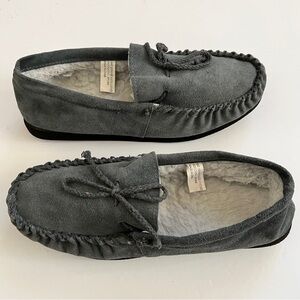 Genuine Suede Moccasin Slippers